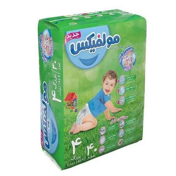 پوشک مولفیکس نوزادی 34 عددي سایز 4 Molfix