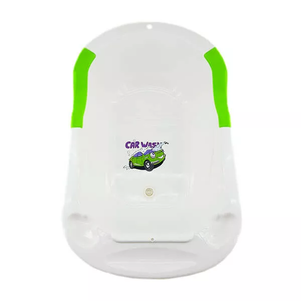 خرید وان حمام کودک و نوزاد دسته رنگی تخلیه دار | قیمت 9 شهریور | بهپوش شاپ