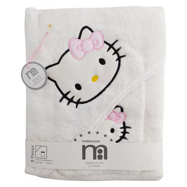 خرید حوله چهار گوش ليفدار كلاهدار چاپدار Mothercare | قیمت 9 شهریور | بهپوش شاپ