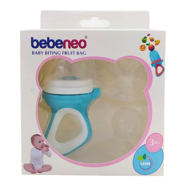 پک پستانک غذا خوری و ميوه خوري کودک با 3 سري Bebeneo