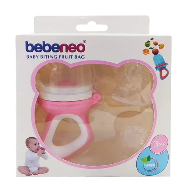پک پستانک غذا خوری و ميوه خوري کودک با 3 سري Bebeneo