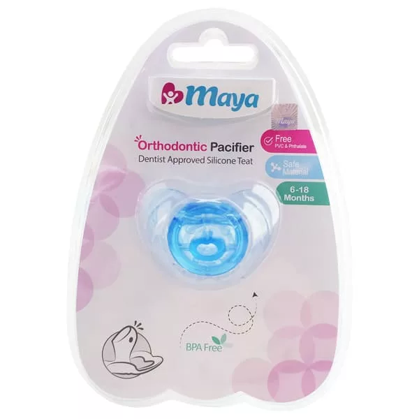 پستانک مايا مدل 1322 ارتودنسي قابدار مايا سایز 2 Maya