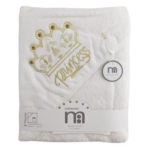 خرید حوله چهار گوش ليفدار كلاهدار چاپدار Mothercare | قیمت 9 شهریور | بهپوش شاپ