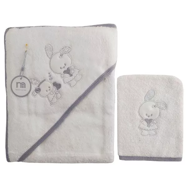 خرید حوله چهار گوش ليفدار كلاهدار چاپدار Mothercare | قیمت 9 شهریور | بهپوش شاپ