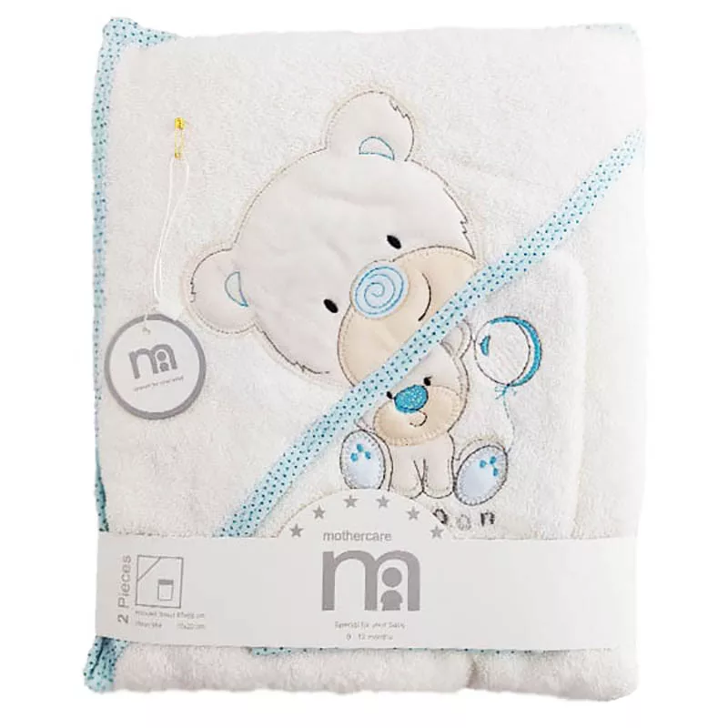 حوله چهار گوش ليفدار كلاهدار تكه دوزي Mothercare