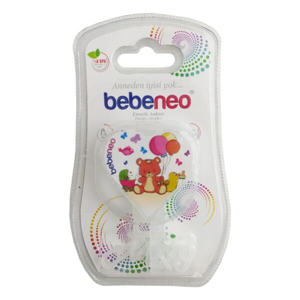 زنجير پستانک قلب طرحدار Bebeneo
