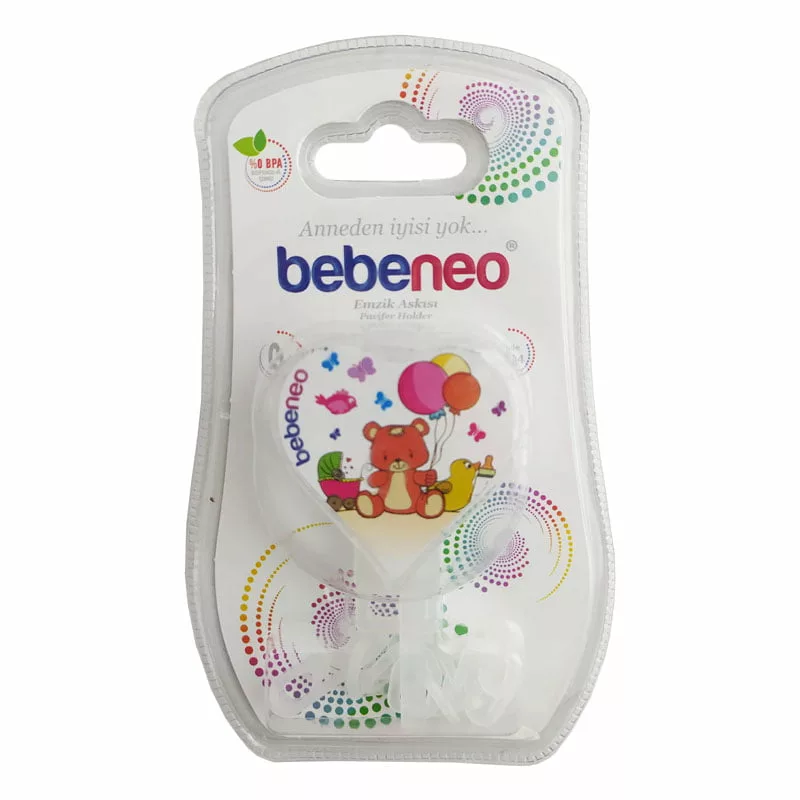 زنجير پستانک قلب طرحدار Bebeneo