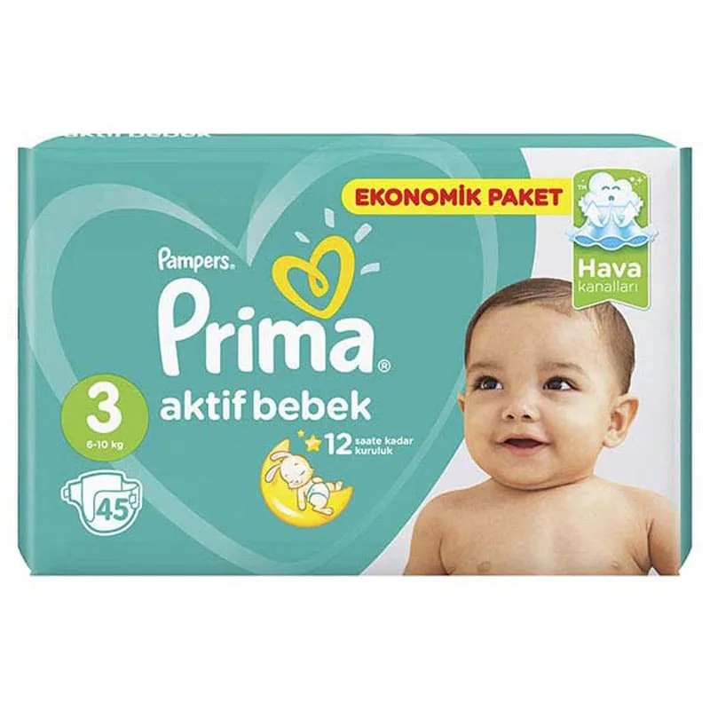 پوشک 45 عددی سايز 3 نرمال پریما Prima