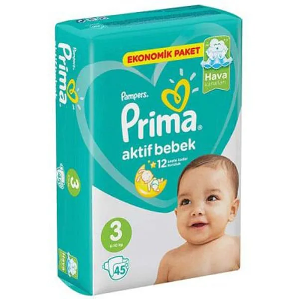 پوشک 45 عددی سايز 3 نرمال پریما Prima