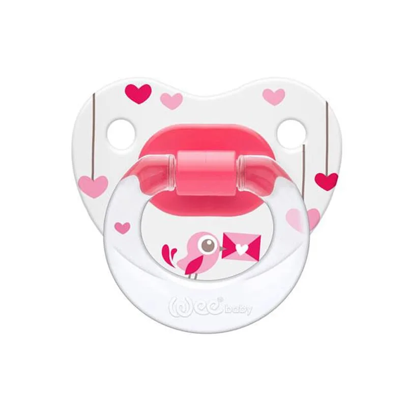 پستانک وی مدل 833 ارتودنسی تمام چاپ سایز 1 wee baby
