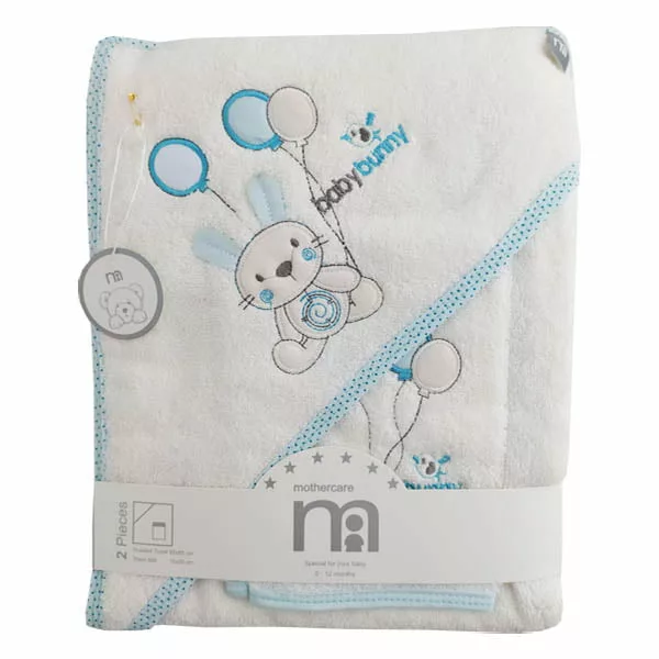 خرید حوله چهار گوش ليفدار كلاهدار چاپدار Mothercare | قیمت 9 شهریور | بهپوش شاپ