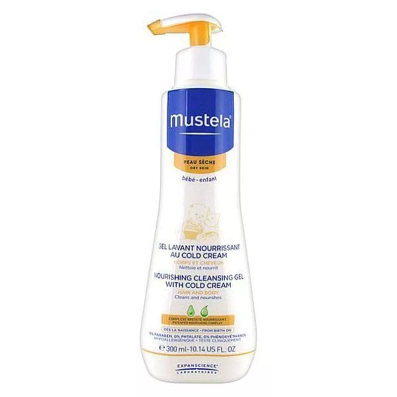 ژل سر و بدن موستلا محصوص پوست های خشک Mustela
