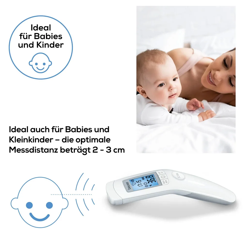 تب سنج ليزری بدون تماس بدن Beurer مدل:FT90