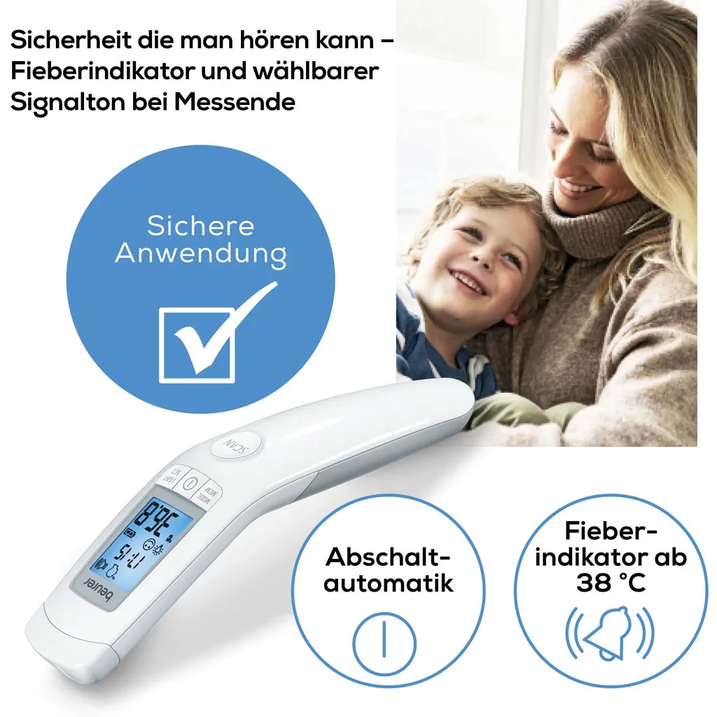 تب سنج ليزری بدون تماس بدن Beurer مدل:FT90