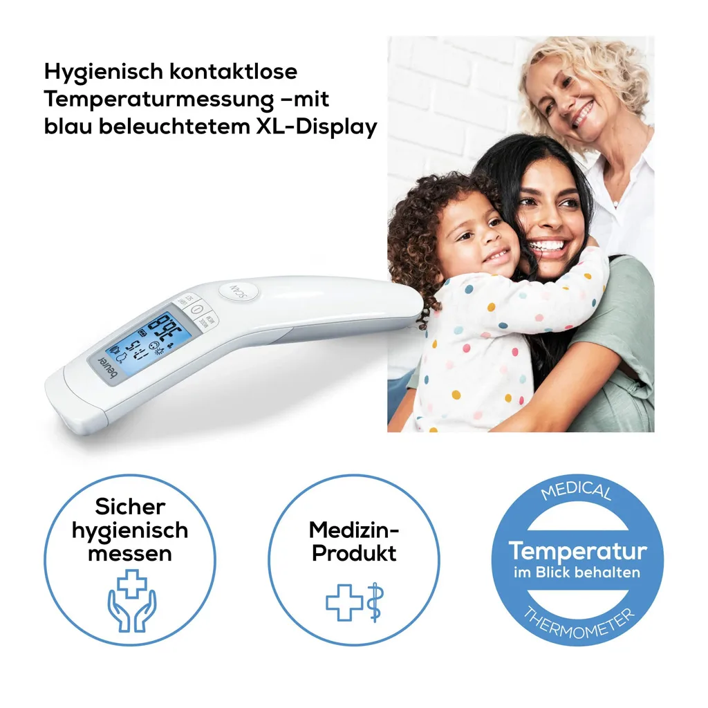 تب سنج ليزری بدون تماس بدن ‌‌Beurer مدل:FT90