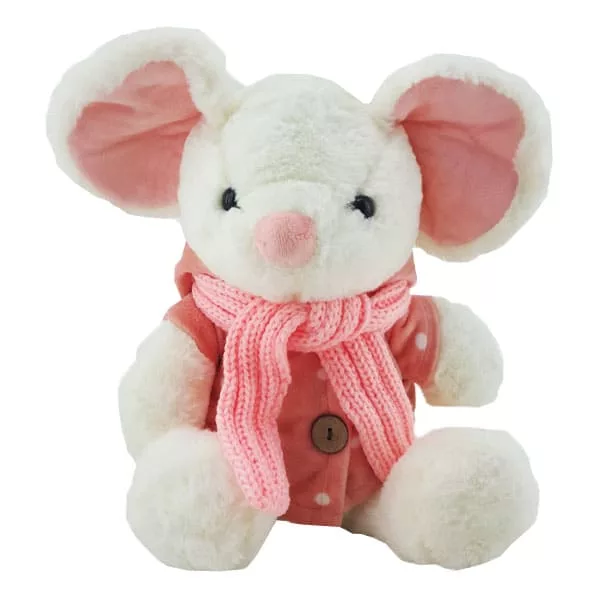 خرید عروسک حيوانات پوليشی سويشرت جلو دكمه درشت شالدار | قیمت 9 شهریور | بهپوش شاپ