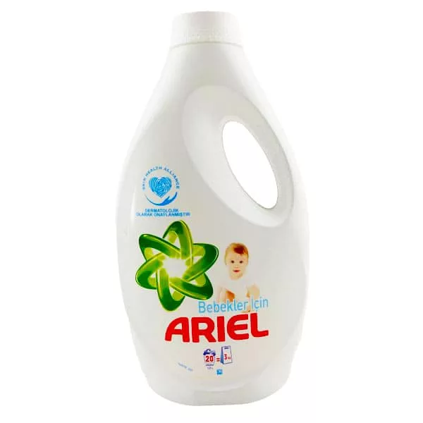 مايع لباسشويی کودک 1.3 ليتری مخصوص لباسهای نوزاد آریل Ariel