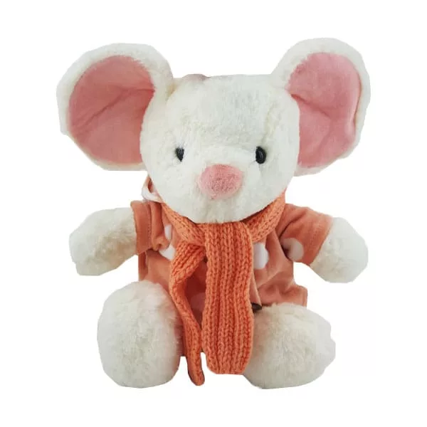 خرید عروسک حيوانات پوليشی سويشرت جلو دكمه درشت شالدار | قیمت 9 شهریور | بهپوش شاپ