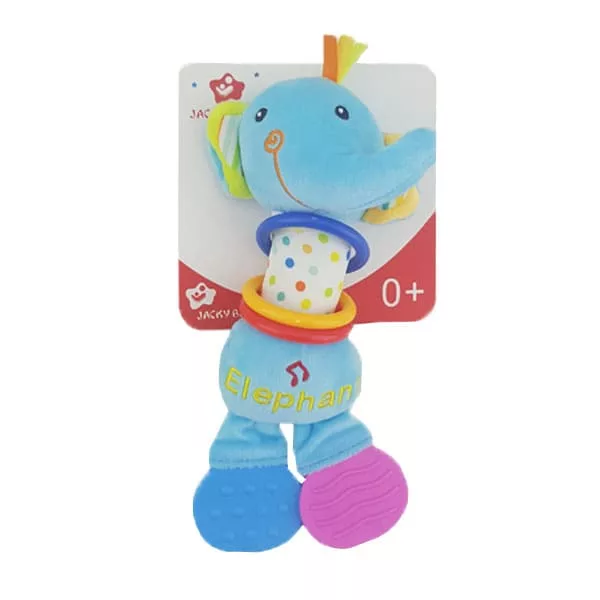 جغجغه سوسيسی دندانگير دار شكم گنده Jacky Baby