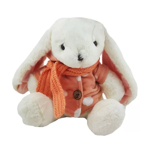 خرید عروسک حيوانات پوليشی سويشرت جلو دكمه درشت شالدار | قیمت 9 شهریور | بهپوش شاپ