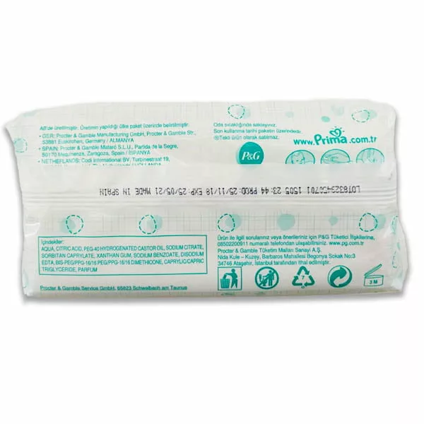 دستمال مرطوب 64 عددي پريما Prima