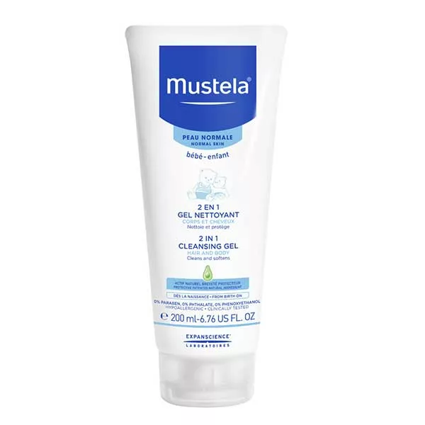 ژل شستشوی سر و بدن موستلا 2 در 1 Mustela