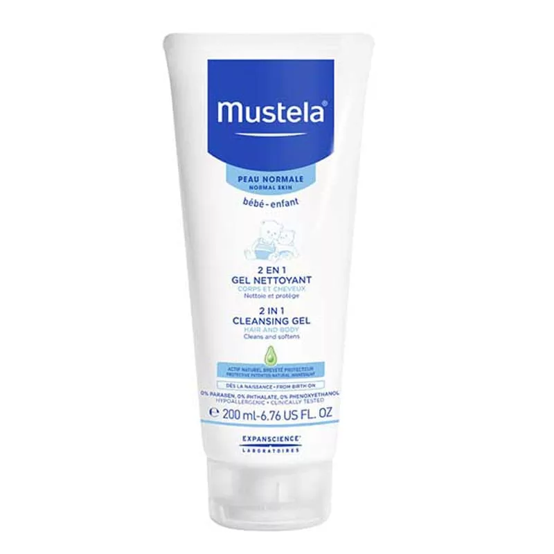ژل شستشوی سر و بدن موستلا 2 در 1 Mustela