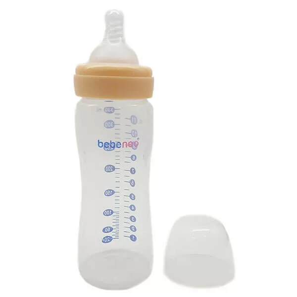 بطری شيرخوری دهانه عریض سرگرد 330 ميل Bebeneo