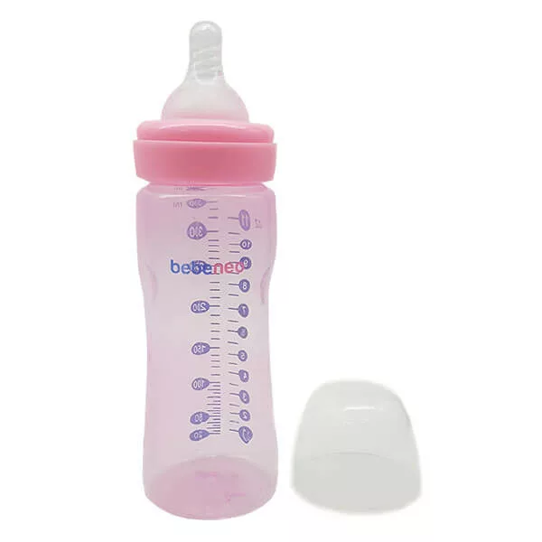 بطری شيرخوری دهانه عریض سرگرد 330 ميل Bebeneo