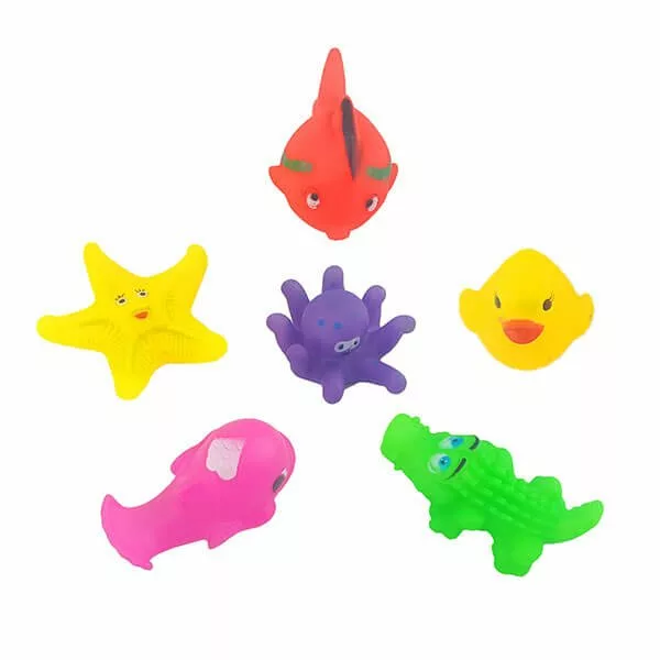 ست پوپت حیوانات دریایی 6 عددی