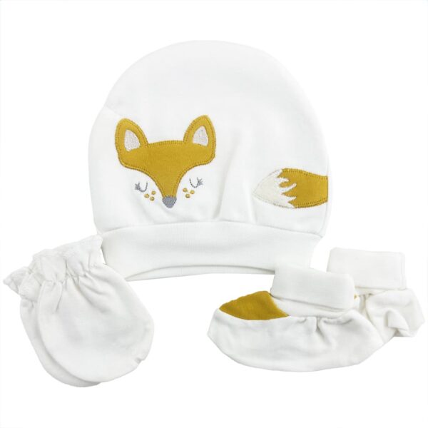 ست کلاه، دستکش و پاپوش نوزادی روباه پاپو Papo