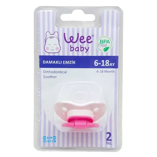 پستانک وي مدل 819 مات ارتودنسي سايز 2 wee baby