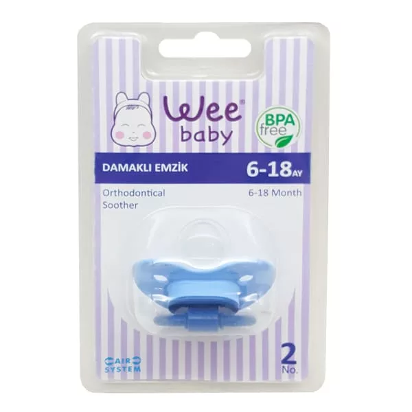 پستانک وي مدل 819 مات ارتودنسي سايز 2 wee baby