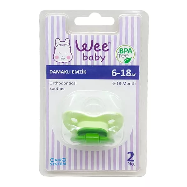 پستانک وي مدل 819 مات ارتودنسي سايز 2 wee baby