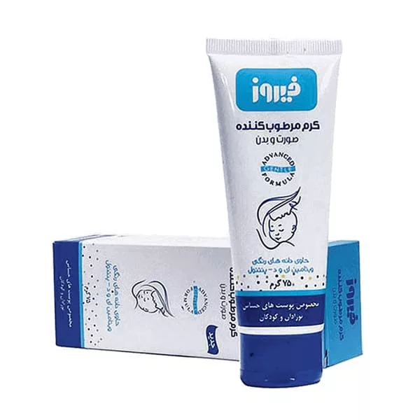 کرم مرطوب کننده حاوی دانه رنگی و پنتنول فيروز