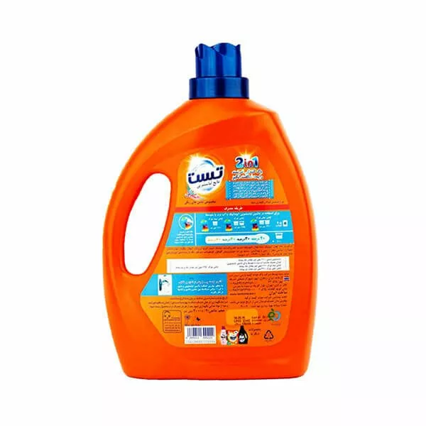 مایع لباسشویی 3 لیتری لباس های رنگی Test
