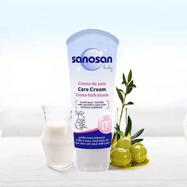 کرم مرطوب کننده بدن نوزاد سانوسان Sanosan