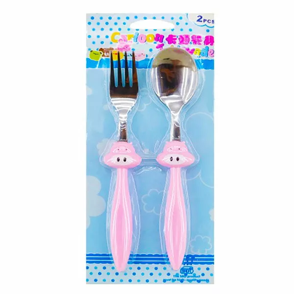 قاشق چنگال دو تايي حيوانات Cartoon