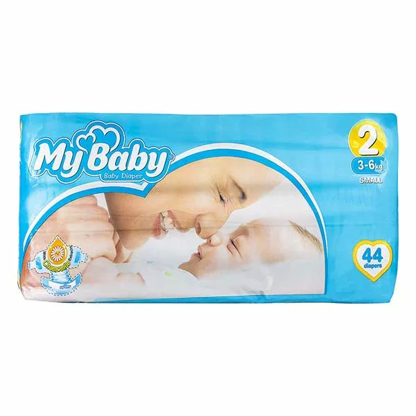 پوشک مای بیبی سایز 2 بزرگ 44 عددی My Baby