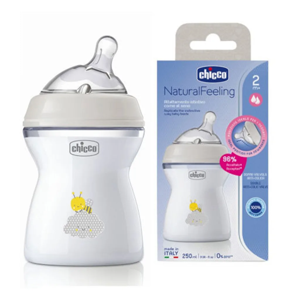 بطری شیرخوری چیکو +2 Chicco Step up new