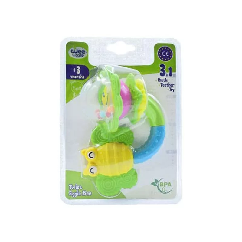 دندانگير جغجغه کودک طرح زنبور Wee Care