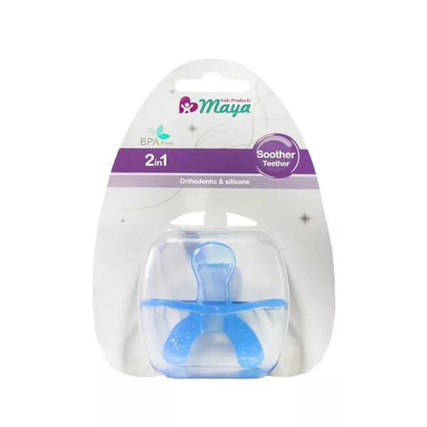 پستانک دندانگیر دار سیلیکونی Maya