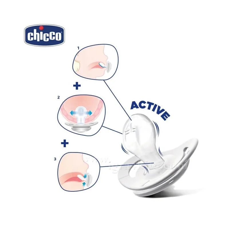 پستانک سیلیکونی چیکو chicco مدل: فيزيوكامپكت سيليكان