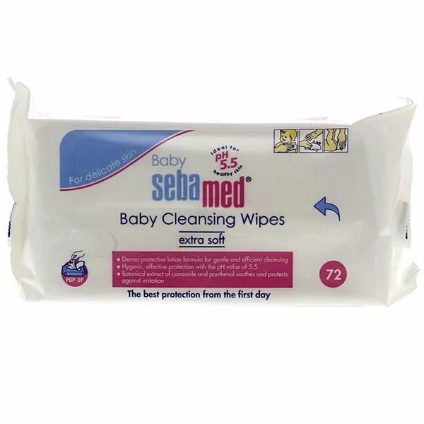 دستمال مرطوب بدون الكل سبامد Seba Med