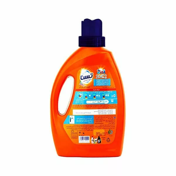 مایع لباسشویی 1 لیتری لباس های رنگی Test