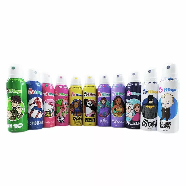 اسپری خوش بو کننده بدن كودک مايا Maya