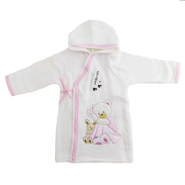 ست حوله تن پوش نوزاد خرس بزرگ كارامل  Caramell