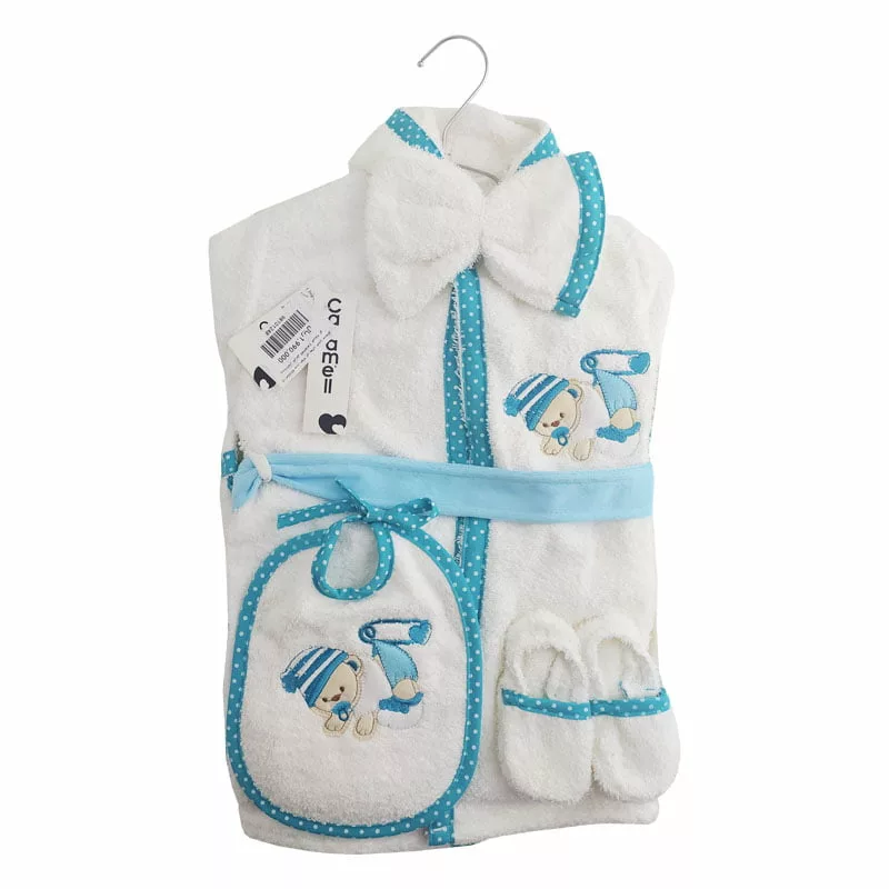 ست حوله تن پوش خرس سنجاق كارامل Caramell