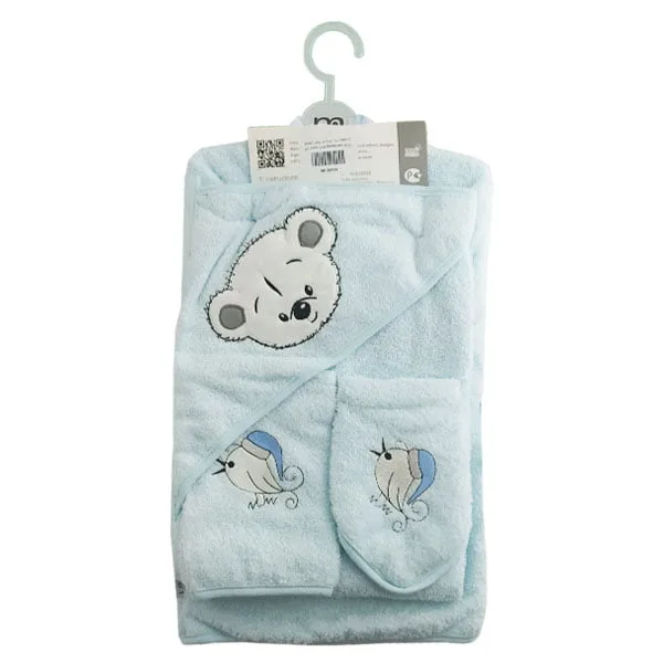 ست حوله تن پوش خرس شالدار مادركر Mothercare