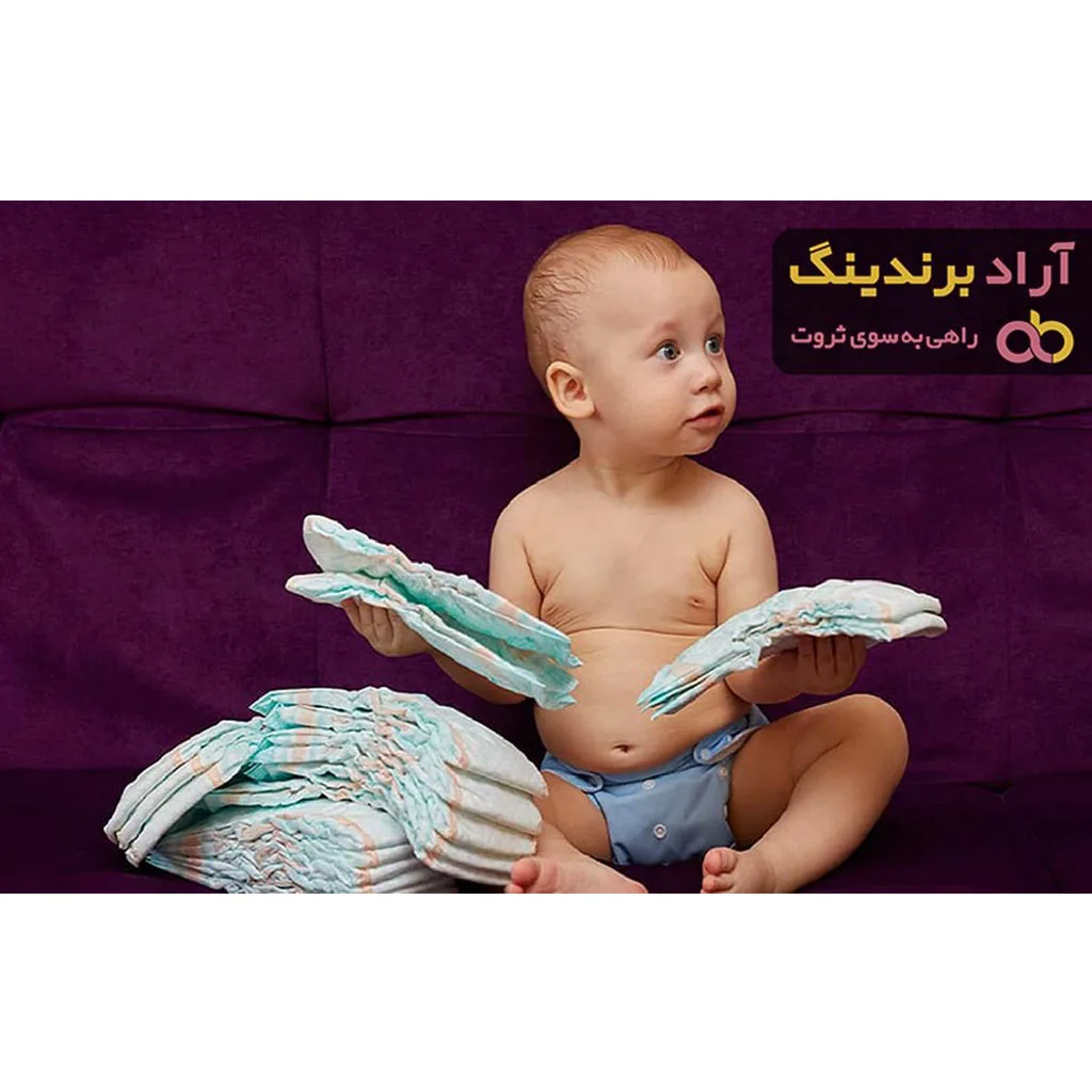 پوشک مای بیبی سایز 1 بزرگ 40 عددی My Baby